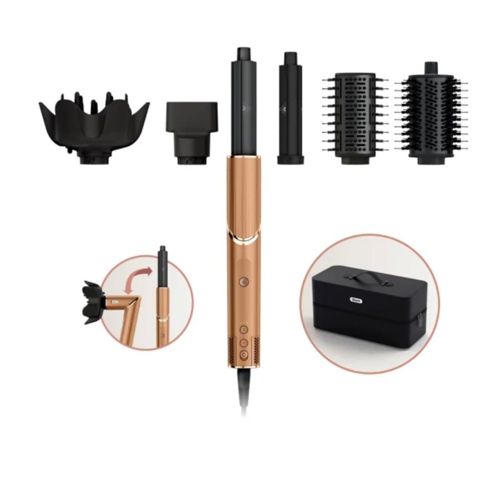 Shark FlexStyle Air Styling & Drying System Ultimate Summer Travel Set in Copper